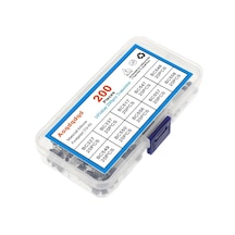 200 Adet Transistör Seti Kutulu 10 Tip Npn Pnp To-92 Bc327 Bc337 Bc517 Bc547 Bc548 Bc549 Bc550
