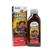 Çocuklar İçin Magnezyum L-threonate Ve Sitikolin İçeren Zeka Gelişimini Destekleyici Şurup Genius Kids 150 Ml