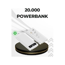 20.000mah Taşınabilir Powerbank Pd Teknolojili Çift Usb Çıkışlı renkli