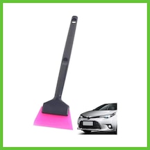Bezos Mini Saplı Silikon Çekçek Ragle Cam Filmi Çekme Uygulama Aparatı 6x22cm Siyah Pembe Dmc