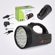 Premium Bireysel Aydınlatma Koridor Işığı Gece Lambası 1200 Lümen 25 Led Li El Feneri Çok Renkli