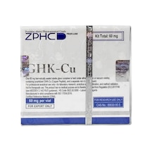 Zphc Ghk-cu 60mg Kit Lyophilized Peptide + Bacteriostatic Water