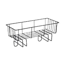 Pazly Tuvalet Üstü Depolama Rafı - Kendinden Yapışkanlı Banyo Rafı, Duş Düzenleyici Şampuan Sepeti Siyah