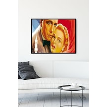 Pster10447 Casablanca-kazablanka Film Afişi Çerçeveli Tablo 7 50x70cm