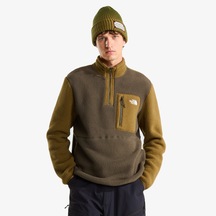 The North Face Yumiori 1/4 Zip Erkek Kahverengi Polar Nf0a883sug81