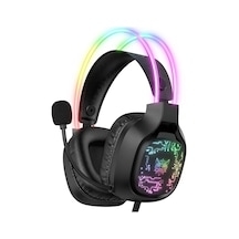Jzcat Onıkuma X22 Kafa Bantlı Kablolu Aydınlatmalı Oyun Kulaklığı
