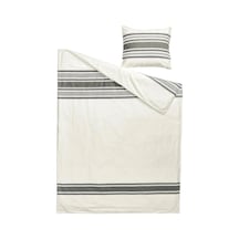 Ikea Jattefraken Tek Kişilik Nevresim Takımı 150 X 200 Cm Beyaz - Gri