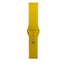 Gear S2 Band Serisi 20mm Klasik Kordon Silikon Strap Kayış - Yeşil