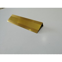 Basamak Profili Çizgili - Merdiven Burun Profili 300 Cm-Gold