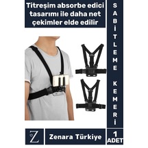 Tüm Modellerle Uyumlu Bisiklet Tırmanış Outdoor Ayarlanır Aksiyon Kamerası Göğüse Sabitleme Kemeri Çok Renkli