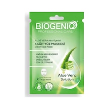 Beauty Aloe Vera Kağıt Maske 25 Grx10 Adet Nemlendirici Ve Yatıştırıcı Yüz Maskesi