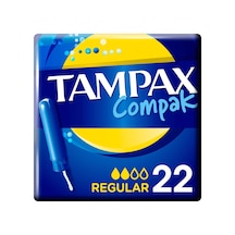Tampax Compak Regular Aplikatörlü Tampon 22'li - 8 Adet Tarı