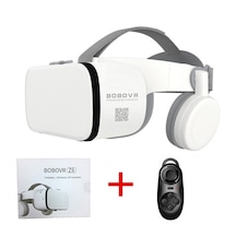 Bobovr Z6 Bluetooth Kablosuz Kulaklık 3D VR Kask Gözlük Beyaz