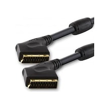 Tunex Scart Scart Kablo 2 Metre Altın Başlık