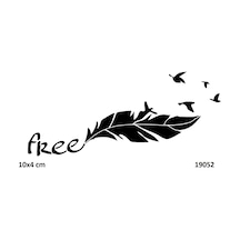 Airbrush Tattoo Özgür Tüy Yapışkanlı Stencil Süsleme Ve Boyama Kalıbı