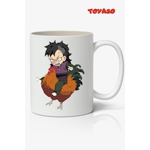 Demon Slayer Genya Shinazugawa Anime Temalı Beyaz Kupa Bardak Sevgiliye Arkadaşa Hediye Beyaz