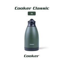 Cooker Classic 2 Litre Paslanmaz Çelik Termos Yeşil Ckr2040