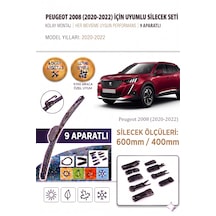 Peugeot 2008 Ön Cam Silecek Takımı 2020-2022