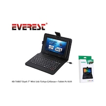 Everest Kb-tab07 Siyah 7" Mini+micro Usb Tr. Q Klavye + Kılıf
