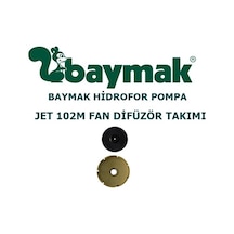 Baymak Hidrofor Pompa Jet 102M Fan Difüzör Takımı
