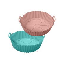 Air Fryer Silikon Tencere, 2 Adet Air Fryer Silikon Kaplamalar Yuvarlak Diğer