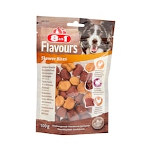 8in1 Flavours Skewer Bites Kuşbaşı Dilimli Çiğneme Köpek Ödülü 100 Gram