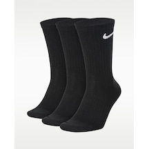 Nike Nıke Everyday Lightweight Training Crew 3'lü Çorap-7109 Siyah
