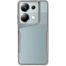 Xiaomi Redmi Note 13 Pro 4g Uyumlu Kılıf Boyi Silikon Kapak - Gümüş