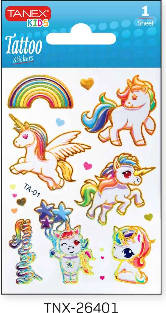 Tanex 7,5x10,5mm Unicorn Mini Tatoo Tnx-26401