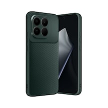 Xiaomi Mi 15t Uyumlu Auto Focus Karbon Kapak - Koyu Yeşil