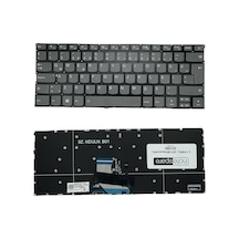 Lenovo İle Uyumlu Ideapad 720s-14ıkb 81bd002atx Notebook Klavye Işıklı Füme Tr