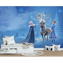 Elsa Karlar Ülkesi Duvar Kağıdı Frozen Çocuk Odaları Için (397455024)