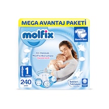 Molfix Bebek Bezi 1 Numara Yenidoğan Mega Avantaj Paketi 240 Adet