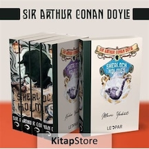 Sherlock Holmes Seti - 5 Kitap Takım - Sir Arthur Conan Doyle - Leopar Yayınları