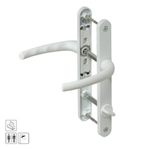 Pimapen Pvc Alüminyum Çift Taraflı Metal Kapı Kolu Wc Beyaz