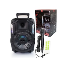 Kts-1175 Mikrofonlu Ledli Bluetooth Hoparlör Usb-tf-fm-bluetooth