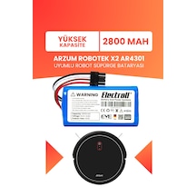 Arzum Robotek X2 Ar4301 Uyumlu Batarya Yüksek Kapasite 2800mah