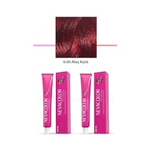 Jenerik 2 Li Set Premium 6.00 Ateş Kızılı - Kalıcı Krem Saç Boyası 2 X 50 G Tüp