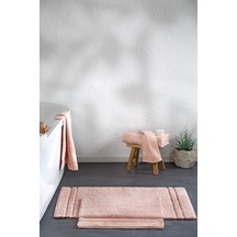 Yataş Bedding Felicia Banyo Paspası Seti - Pudra (50x60 cm + 60x100 cm)