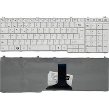 Toshiba Uyumlu 6037b0047901, 6037b0047908, 6037b0048018 Klavye Tr Beyaz