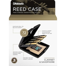 D'addario Rvcase04 Rico Vitalizer Nem Kontrollü Kamış Kutusu 8'li Klarnet, Alto Ve Soprano Saksafon Uyumlu, 8 Adet Kapasite, Sabit Nem Düzeyi Sağlar