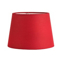 Konik Kırmızı Abajur Başlık Çap 35 Cm Konik A868 Kırmızı