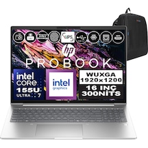 HP ProBook 460 G11A23BCEAP27 U7-155U 80 GB 1 TB SSD 16" W11P WUXGA Dizüstü Bilgisayar + Zetta Çanta