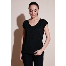 Fashion Friends Bayan Bluz 25y0202k1 Siyah Siyah