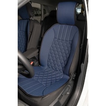 Fiat Freemont Uyumlu Oto Koltuk Minderi Elegance Model Ön 2'li Set Mavi Fs