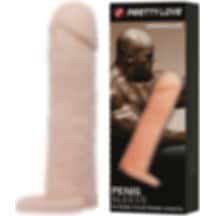 Hızlı Express Pretty Love 5 Cm Dolgulu Realistik Uzatmalı Penis Kılıfı Dildo Ten Rengi Penis