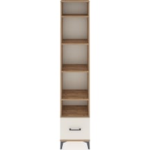 Arges Dolap 5 Raflı Tek Çekmeceli 44x30x221 Çam-aytaşı Çam