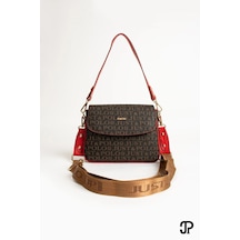 Just Polo Günlük Kombinlere Uygun Kadın Orijinal Günlük El Ve Omuz Çantası Shoulder Bag Kırmızı