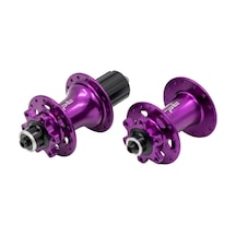 Raptor - Göbek Seti 32h Mor 8 12s, Qr + Thru Axle, 8 10s Pul Dahil 6 Vida