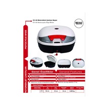 Arwic 46 Cv Topcase Çanta Beyaz